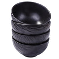Japanese Rice Bowl Set of 4 Ceramic Sushi Soup Sauce Cereal Small Bowls